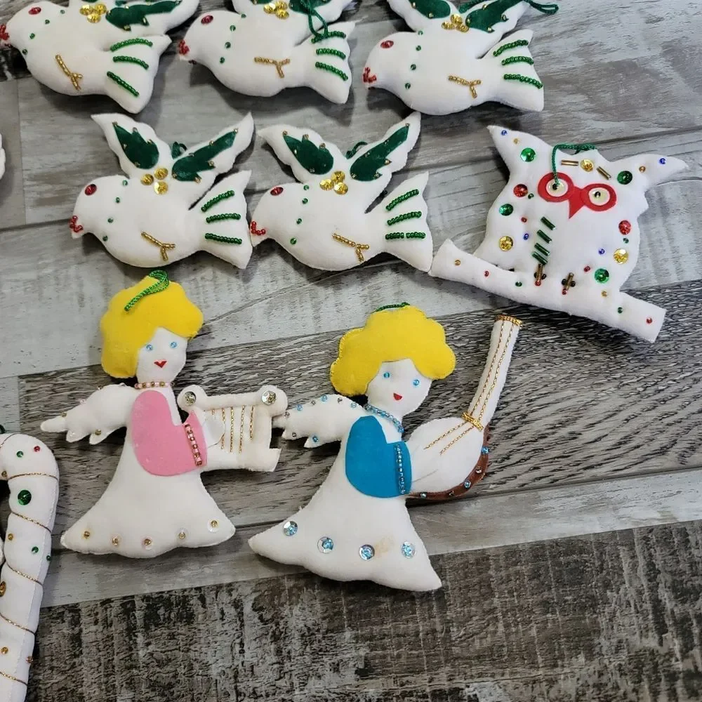 Handmade Felt Christmas Ornaments
